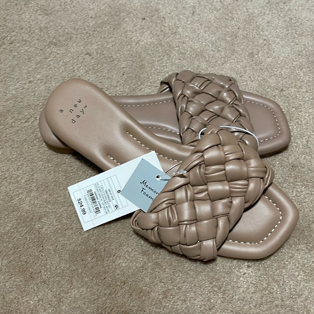 NWT A New Day Braided Sandals